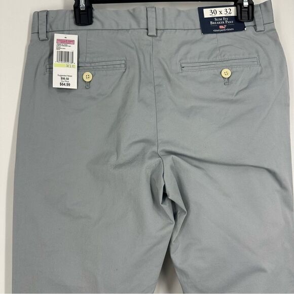 VINEYARD VINES Men’s Gray Barracuda Stretch Breaker Pants sz 30 x 32 - Picture 5 of 7